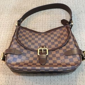 Louis Vuitton Damier Ebene Highbury Shoulder  Bag